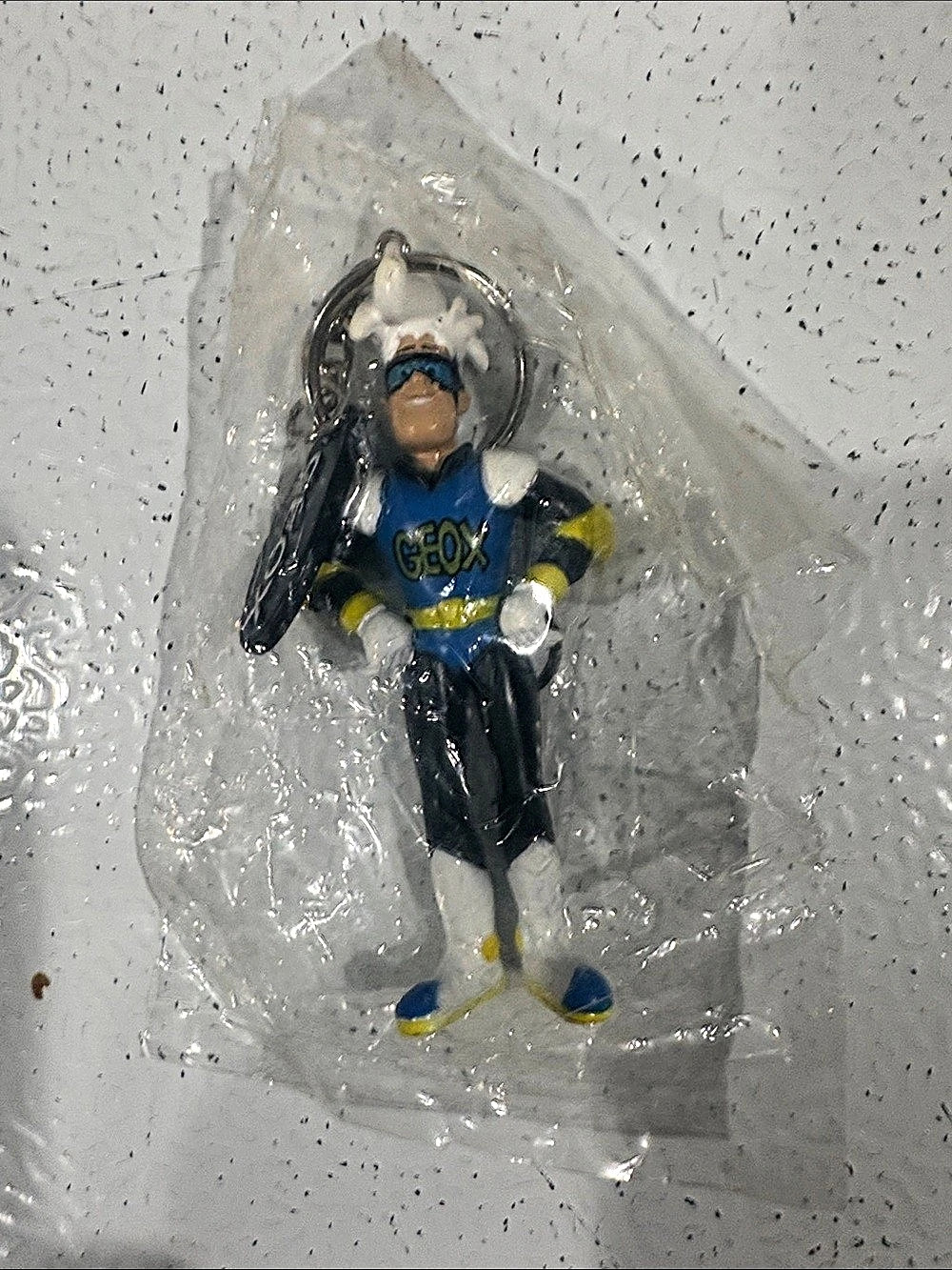 Geox Blue & Black Figure Keychain